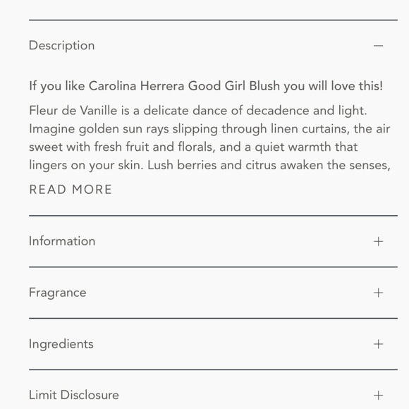 Sand + Fog Fleur de Vanille 50 ml Perfume Oil Dropper - Picture 5 of 6